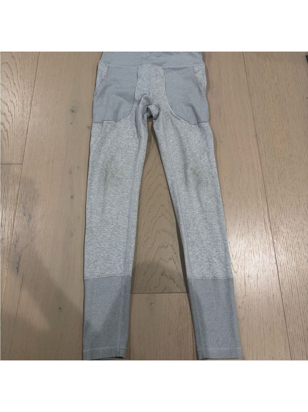 Athleta Gray Seamless High-Waisted Leggings